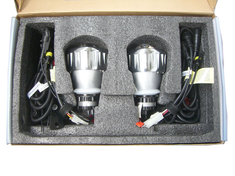 HID Projector Lens Light with Angel Eyes