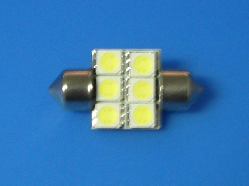 T10*31mm  6SMD  5050