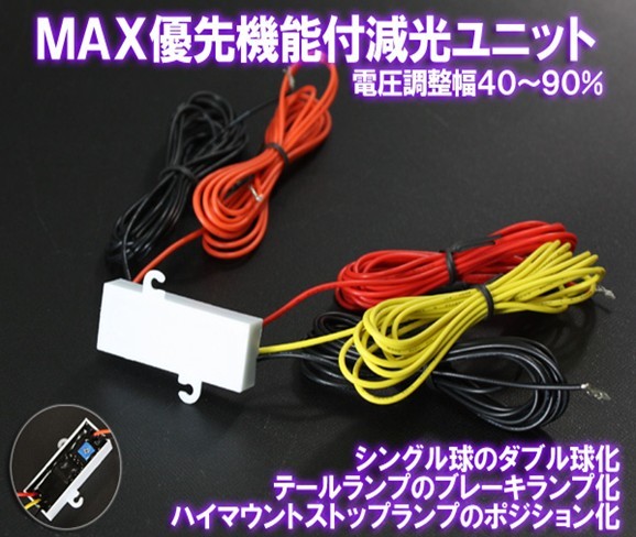 MAX優先機能付減光ユニット