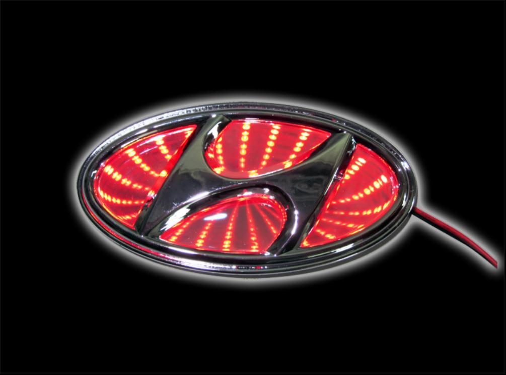3D Car LED Logo HYUNDAI