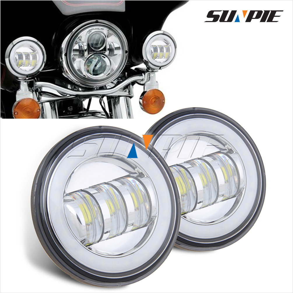 (002)4.5'' Fog Light for Harley